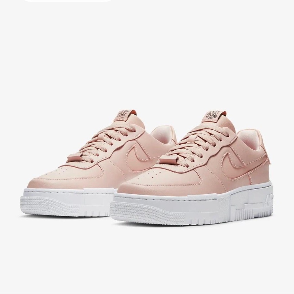 Nike Air Force 07 blush pink sneakers